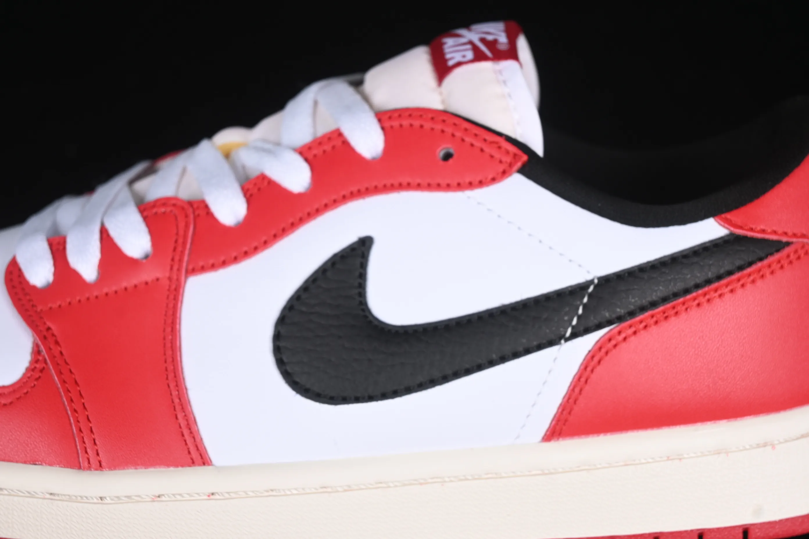 All categories Air Jordan Jordan series basketball shoes Air Jordan 1 Low Air Jordan 1 Low AJ1 Joe 1 white red black hook low-top cultural leisure sports sneakers HQ6998-600
